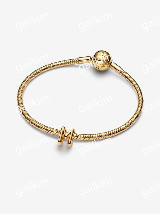 Pandora Letter M Alphabet Charm
